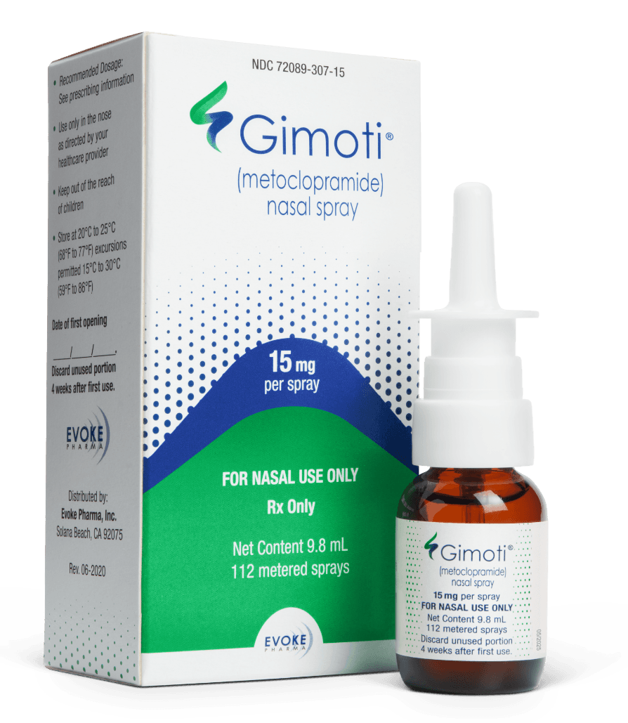 Image of Gimoti® (metoclopramide) nasal spray